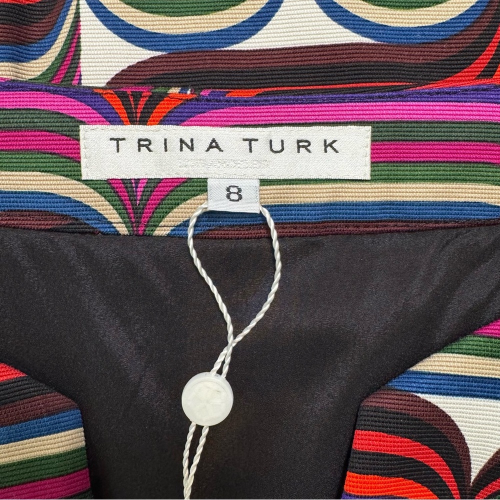 Trina Turk Zip-Front Midi Sheath Dress - Picture 4 of 16
